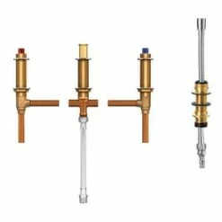 Wholesale 👏 Moen 1/2 in. Sweat Deck Mount Roman Tub Faucet Valve with Diverter and 10 Inch Minimum Centers and 69 Inch Shower Hose from the M-PACT Collection 💯