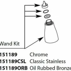 Hot Sale 😍 Moen Repair Wand Kit in Polished Chrome 🎁