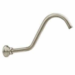 Flash Sale 👍 Moen Waterhill™ 14 in. Rainfall Shower Arm and Flange Kit in Brushed Nickel ✨
