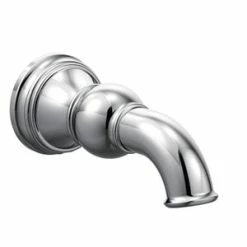 Outlet 🧨 Moen Weymouth® 1/2 in. Slip-Fit CC Connection Tub Spout in Polished Chrome ✔️