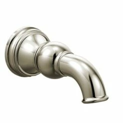 Promo 🤩 Moen Weymouth™ 1/2 in. Slip-Fit CC Connection Tub Spout in Polished Nickel 🤩