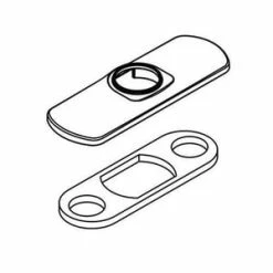 Best deal 🛒 Moen Deck Plate in Polished Chrome 😍