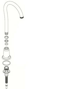 Buy 🎁 Moen Spout Kit in Classic Stainless 🌟