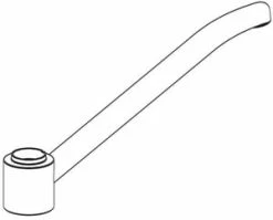 Best deal ⭐ Moen Chateau® Spout with Male Aerator for Moen 7425 and 7425BC Single-Handle Kitchen Faucet in Polished Chrome 🎉