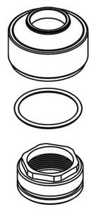 Best Pirce ⭐ Moen Two Handle Commercial Cartridge Nut with O-Ring Kit for Moen 8200 Series 🎁