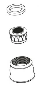 Wholesale 🥰 Moen Aerator in Spot Resist Stainless 🌟