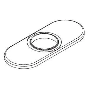 Outlet ❤️ Moen 3/4 in. Escutcheon in Polished Chrome 👏 1 Outlet ❤️ Moen 3/4 in. Escutcheon in Polished Chrome 👏