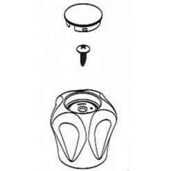 Outlet ❤️ Moen 2-81/100 in. Handle Insert in Polished Chrome 😀