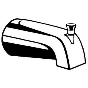 Promo 🔥 Moen Diverter Spout, Slip Fit, Vandal Resistant Polished Chrome 🌟 1 Promo 🔥 Moen Diverter Spout, Slip Fit, Vandal Resistant Polished Chrome 🌟