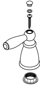 Outlet 🔔 Moen 2-81/100 in. Brass Handle Kit in Brushed Nickel 🔥