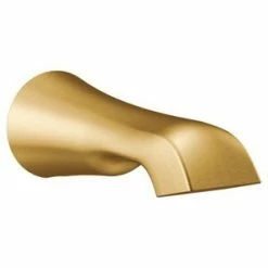 Hot Sale 😀 Moen Triva Metal Tub Spout in Brushed Gold 🌟
