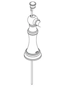 Flash Sale ✨ Moen Replacement Lift Rod Kit for TS42114 Double-Handle Widespread Lavatory Faucet Trim in Brushed Nickel ✨