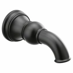 Budget 🔔 Moen Weymouth MATTE BLACK NONDIVERTER SPOUT ⭐
