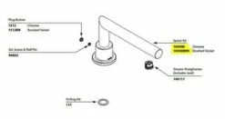 Coupon 🛒 Moen Arris™ ARRIS Roman Tub NON Diverter Spout Replacement Kit Brushed Nickel 🔔