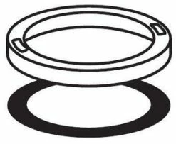 Cheap 🔥 Moen Legend® Round Escutcheon and Gasket Kit for Moen 87315C and 87315CSD Single Control Kitchen Pull-Out Faucet in Polished Chrome 🔔