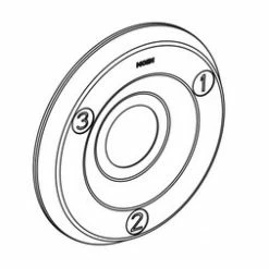 Cheapest 🌟 Moen Escutcheon in Polished Chrome 😍