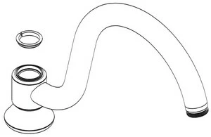 Discount ✨ Moen 13-1/5 in. Spout Kit for Waterhill™ S713 Kitchen Faucet 🌟 1 Discount ✨ Moen 13-1/5 in. Spout Kit for Waterhill™ S713 Kitchen Faucet 🌟