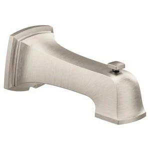 Promo 🌟 Moen Boardwalk™ Slip 7-5/8 in. Tub Spout in Spot Resist Brushed Nickel 🔔 1 Promo 🌟 Moen Boardwalk™ Slip 7-5/8 in. Tub Spout in Spot Resist Brushed Nickel 🔔