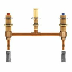 Best Sale 🔔 Moen 1/2 in. PEX and CPVC Deck Mount Roman Tub Faucet Valve with 10 Inch Centers from the M-PACT Collection 🌟
