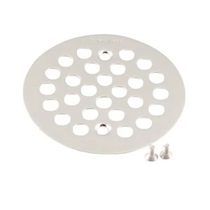 Outlet ⭐ Moen Kingsley™ 4-1/4 in. Brass Drain Cover in Brushed Nickel 🔥 1 Outlet ⭐ Moen Kingsley™ 4-1/4 in. Brass Drain Cover in Brushed Nickel 🔥