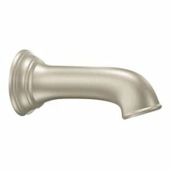 Deals 👏 Moen Brantford™ Non-Diverter Tub Spout in Brushed Nickel 🔔