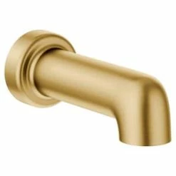 Hot Sale 🛒 Moen Level® 6-1/2 in. Metal Tub Spout in Brushed Gold ❤️