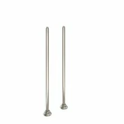Best Pirce ⌛ Moen Weymouth® Floor Mount Tub Filler Riser Leg in Brushed Nickel 🎁