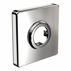 Cheapest ❤️ Moen Granite Series Square Shower Arm Flange Polished Chrome 🧨