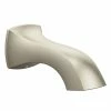 Wholesale 👏 Moen Voss™ 1/2 in. Slip-Fit CC Connection Non-Diverter Tub Spout in Brushed Nickel 😍