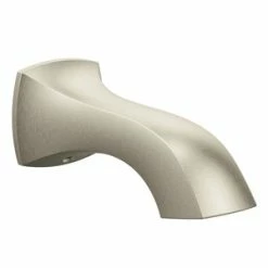 Wholesale 👏 Moen Voss™ 1/2 in. Slip-Fit CC Connection Non-Diverter Tub Spout in Brushed Nickel 😍