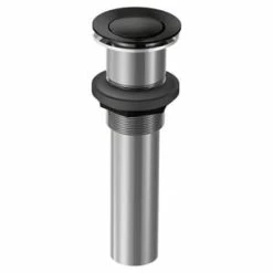 Coupon 😉 Moen 1-1/4 in. Waste Stopper and Seat with Overflow in Matte Black 🌟