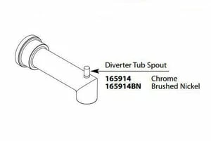 Promo 😀 Moen Arris® Tub Spout Kit in Brushed Nickel 🔥 1 Promo 😀 Moen Arris® Tub Spout Kit in Brushed Nickel 🔥