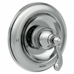 Discount 😉 Moen Traditional® Posi-Temp® Tub and Shower Pressure Balancing Valve Trim Only with Metal Single Lever Handle for T2123 Series Single-Handle Tub and Shower Trims in Polished Chrome 👏