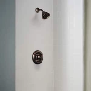 Budget 💯 Moen Traditional® Posi-Temp® Tub and Shower Pressure Balancing Valve Trim Only with Metal Single Lever Handle for T2123 Series Single-Handle Tub and Shower Trims in Mediterranean Bronze 🛒 2 Budget 💯 Moen Traditional® Posi-Temp® Tub and Shower Pressure Balancing Valve Trim Only with Metal Single Lever Handle for T2123 Series Single-Handle Tub and Shower Trims in Mediterranean Bronze 🛒 - Image 2