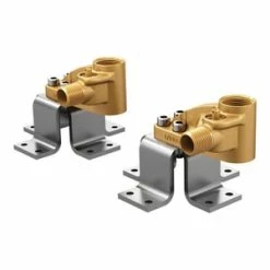 Best Sale 💯 Moen M-Pact™ Double Floor Mount Tub Filler Concrete Mounting System for Moen TS25105 Series Hand Shower 💯