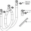 Outlet 🤩 Moen Quick Connect Hose Kit for 4793 Double-Handle Roman Tub Valve 💯