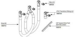 Outlet 🤩 Moen Quick Connect Hose Kit for 4793 Double-Handle Roman Tub Valve 💯