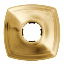 Outlet ❤️ Moen Shower Arm Flange in Brushed Gold 👏