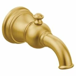 Coupon ❤️ Moen Weymouth® 1/2 in. CC Metal Tub Spout in Brushed Gold 😉