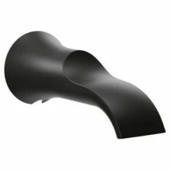 New 🛒 Moen Doux™ 1/2 in. Slip Fit x CC Metal Tub Spout in Matte Black 🔥